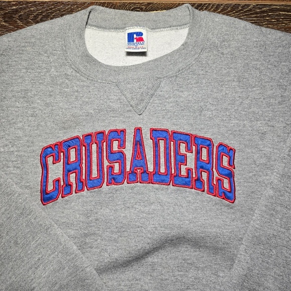 Vintage 90’s Russell Athletic Made In USA Embroidered Sweatshirt Women's M - Picture 1 of 6